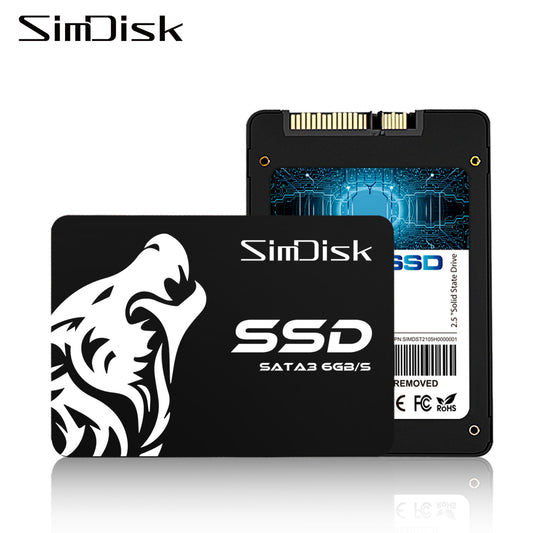 SimDisk 2.5 SATA3.0 SSD Internal SSD 128GB 256GB 512GB 1TB 2TB Solid State Drives - Compact & Portable Hard Drives SSD